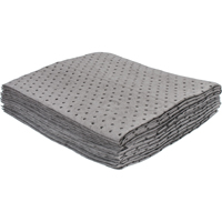 Premium Bonded Sorbent Pads, Universal, 15" x 17", 8 gal. Absorbancy Par Equipment
