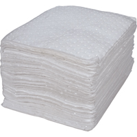 Premium Bonded Sorbent Pads, Oil Only, 15" x 17", 15 gal. Absorbancy Par Equipment