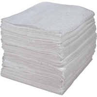 Premium Bonded Sorbent Pads, Oil Only, 15" x 17", 30 gal. Absorbancy Par Equipment