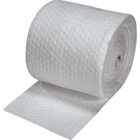 Premium Fine Fiber Sorbent Rolls, Mediumweight, 150' L x 15" W, 20 gal. Absorbancy Par Equipment