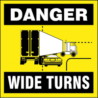 English Traffic Sign, Vinyl, 18" W x 18" H SEI463 | Par Equipment
