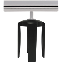 Support d'enseigne Tensabarrier avec adaptateur, Chrome Par Equipment