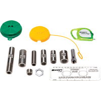 Trousse de mise &agrave; niveau pour douche oculaire/faciale Axion Advantage avec t&ecirc;te de douche oculaire/faciale en plastique ABS vert Par Equipment