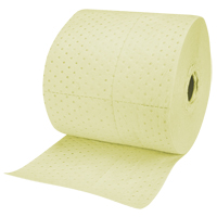 Rouleaux absorbants en fibres fines de calibre industriel, Lourd, 150' lo x 15" la, Absorption 35 gal. Par Equipment