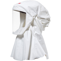 Cagoule Versaflo de haute durabilit&eacute; avec coiffe int&eacute;gr&eacute;e, Grand/Moyen, Coiffe souple, Bavette Simple Par Equipment