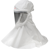 Cagoule &eacute;conomique Versaflo, Moyen/Petit, Coiffe souple, Bavette Simple Par Equipment