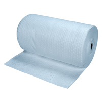 Rouleaux absorbants li&eacute;s bleus de premi&egrave;re qualit&eacute;, Poids moyen, 150' lo x 30" la, Absorption 40 gal. Par Equipment