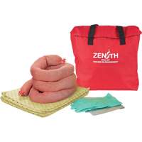 Trousse &eacute;conomique de lutte contre les d&eacute;versements, Mati&egrave;res dangereuses, Sac, Absorbance de 5 gal. US Par Equipment