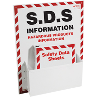 MSDS or SDS Information Centres, English, Binders Included Par Equipment