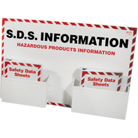 MSDS or SDS Information Centres, English, Binders Included Par Equipment