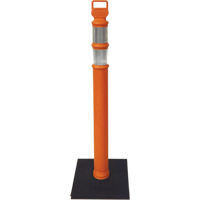 Poteaux d&eacute;lin&eacute;ateurs Ez-Grab, 42" h, Orange Par Equipment