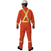 Westex UltraSoft&reg; Unlined Coveralls, Large, Orange Par Equipment