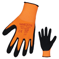 Horizon™ Work Gloves, 8/Medium, Rubber Latex Coating, 13 Gauge, Polyester Shell SEK338 | Par Equipment