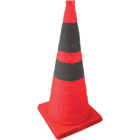 Collapsible Lighted Cone, 28" H, Orange SEK502 | Par Equipment