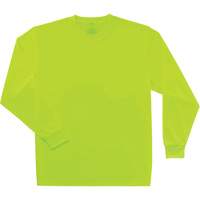 Chandail &agrave; manches longues non certifi&eacute; GloWear 8091, Polyester, Petit, Jaune lime haute visibilit&eacute; Par Equipment