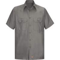 Short Sleeve Ripstop Shirt, Men's, 3X-Large, Grey Par Equipment
