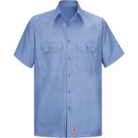Short Sleeve Ripstop Shirt, Men's, 3X-Large, Blue SEU261 | Par Equipment