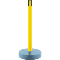 Outdoor TensaBarrier&reg; - Receiver Posts, 37" High, Yellow Par Equipment