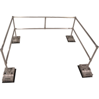 RoofGuard Classic System - Packaged Kits, Aluminum, 72" W x 108" L x 42" H Par Equipment
