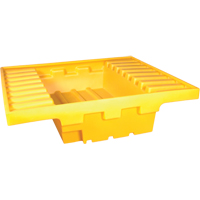 Ultra-Rack Sump&reg;, 51.5" L x 51.5" W x 12" H, 66 US gal. Capacity Par Equipment