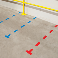 Armor Stripe Lean/5S Markers, Circle, 6" L x 6" W, Orange, Plastic Par Equipment