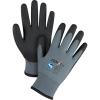 Gants enduits de premi&egrave;re qualit&eacute; ZX-30°, 11/2T-Grand, R&ecirc;vetement PVC, Calibre 15, Enveloppe en Nylon Par Equipment