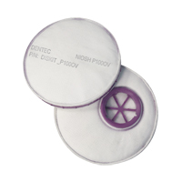 Diskit Respirator Filter, Particulate Filter with Nuisance Vapour Relief, Organic Vapour/P100 Filter Par Equipment
