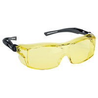 Dynamic OTG Extra Series Safety Glasses, Amber Lens, Anti-Fog/Anti-Scratch, ANSI Z87+/Meets/Exceeds CSA Z94.3 Par Equipment