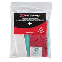 Trousse de premiers soins pour nettoyage de biorisques Dynamic, Dispositif m&eacute;dical Classe 1, Sac en plastique refermable Par Equipment