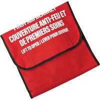 Couverture anti-feu avec sac de nylon Dynamic, Laine, 60" lo x 71" la Par Equipment