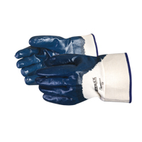 Gants &agrave; manchette enduits et robustes Chemstop, 8/Petit, R&ecirc;vetement Nitrile, Enveloppe en Jersey Par Equipment