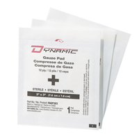 Dynamic™ Gauze, Pad, 3" L x 3" W, Sterile, Medical Device Class 1 SGC787 | Par Equipment