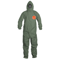 Tychem<sup>®</sup> 2000 SFR Protective Coveralls, Small, Green SGC899 | Par Equipment
