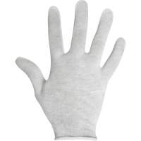 Inspection Gloves, Cotton, Unhemmed Cuff, Ladies Par Equipment