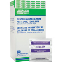 Benzalkonium Chloride Wipes, Towelette, Antiseptic Par Equipment