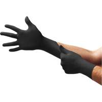 Gants d'examen MidKnight, T-petit, Nitrile, 4,7 mils, Sans poudre, Noir, Classe 2 Par Equipment