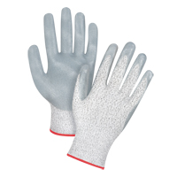 Gants haute performance r&eacute;sistants &agrave; la coupe, Taille Petit/7, Calibre 13, Rev&ecirc;tement Nitrile, Enveloppe en PEHP, ANSI/ISEA 105 niveau 4/EN 388 niveau 5 Par Equipment