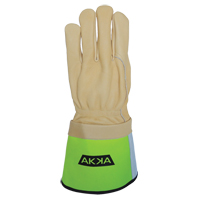 Lineman's Gloves, Medium, Grain Cowhide Palm SGE164 | Par Equipment