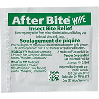 After Bite Insect Sting Relief Towelettes Par Equipment