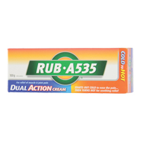 Rub A535 Heat Treatment, Cream, Analgesic Par Equipment
