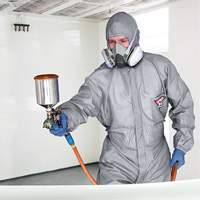 ProPlus Gard Protective Coveralls, Nylon, Medium, Grey Par Equipment