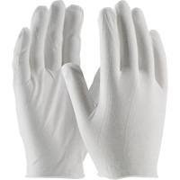 Inspection Gloves, Cotton, Unhemmed Cuff, One Size Par Equipment