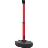 PLUS Barrier Post Set Receiver, 42" High, Red Par Equipment