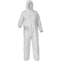 Protective Coveralls, Medium, White, Microporous Par Equipment
