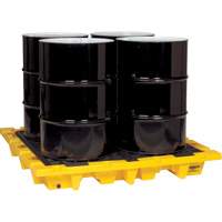 Spill Containment Pallet, 66 US gal. Spill Capacity, 58.5" x 58.5" x 7.75" SGJ313 | Par Equipment