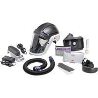 Ensemble APR &agrave; &eacute;puration d'air motoris&eacute; pour industrie lourde Versaflo, Capuchon & visi&egrave;re, Pile Lithium-ion Par Equipment