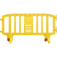 Movit Barricade, Interlocking, 78" L x 39" H, Yellow SGN468 | Par Equipment