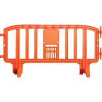 Movit Barricade, Interlocking, 78" L x 39" H, Orange SGN469 | Par Equipment