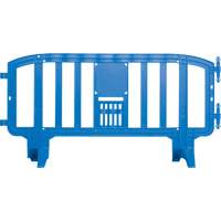 Movit Barricade, Interlocking, 78" L x 39" H, Blue SGN471 | Par Equipment