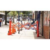 Multi-Gate Barricade, 43" H x 90" L, Orange Par Equipment
